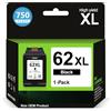 INKYEAH Cartucce 62 Nero XL, 62 XL Nero Sostituzione per Cartuccia HP 62 Nero, Inchiostro Stampante 62 XL Nero Compatibili con OfficeJet 200 250 5742 5740 Envy 7640 5540 5640 5544 5646 5548 5545 5547