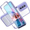 LXHGrowH Cover per Samsung Galaxy S22+ / S22 Plus 5G, Custodia Anti-graffio con dell Schermo Integrata Protezione, 2in1 Dual Layer Ibrida [360 Gradi] Full Body Antiurto Protettiva Custodie, [Viola]