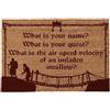 getDigital What is Your Name - Zerbino per geek e nerd in 100% fibra di cocco naturale, fondo in PVC antiscivolo, 60 x 40 x 2 cm
