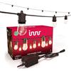 innr Smart Catena Luminosa Esterno 8m, Zigbee, Funziona con Hue* e Alexa (Bridge Necessario), Luci LED, Bianca Calda, 16 Lampadine, Lampade da Esterno Giardino, Dimmerabile, Set Completo