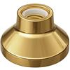ledscom.de Plafoniera/porta lampada ELEKTRA, porcellana, oro lucido, 1x E27 max. 300W