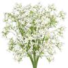 MEIVINES Fiori Finti da Esterno Fiori Artificiali a Gambo Lungo, 8PCS Piante Finte da Interno, Fiori di Seta per Casa Giardino Finestra Portico Agriturismo Matrimonio Festa Cimitero (Bianco, 8PCS)