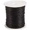 FASHEWELRY Filo di cotone cerato, 1,5 mm, 91,5 m/rotolo, per gioielli fai da te, collane, bracciali, artigianato, macramè, nero
