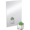 RMIVEGLIA Set di 4 specchio adesivo, specchio adesivo per armadio, specchio da muro, Decorazione da Parete per Casa, Bagno e Ufficio. Facile da installare e versatile., 20*30