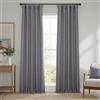 HPD Half Price Drapes Tende oscuranti in finto lino, lunghe 274 cm, lussuose tende in lino per camera da letto e soggiorno (1 pannello), 127 x 274 cm, grigio blazer