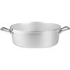Baldassare Agnelli Pentole Agnelli Casseruola Alta con 2 Manici, Acciaio Inossidabile, Argento, 20 cm