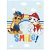 Herding Coperta in Pile Paw Patrol, 130 x 170 cm, 100% Poliestere