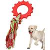 Tsuchiya Giocattolo a corda per la cura orale per cani - Morbido giocattolo per cani dentifrici, giocattolo alimentare per cani, cuccioli, per giocare