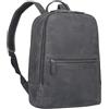 STILORD 'Kellis' Zaino Grande in Pelle Vintage per Uomo & Donna - Zaino Portatil con Scomparto Laptop 15 Pollici - Zaino Vera Pelle per Lavoro, Università & Tempo Libero, Colore:carbon - grigio