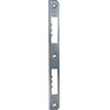 VASALAT MATT VERNICKELN Piastra di Chiusura R10 Diritta Arrotondata su Un Lato, 210 x 20 x 3 mm, Acciaio nichelato Opaco