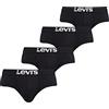 Levi's Brief, Biancheria intima Uomo, Sostenibile Nero, M