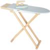 small foot ASSE e Ferro da Stiro in Legno, Regolabile in Altezza e Pieghevole, dai 3 in su, 12480, Colore Blu, Small
