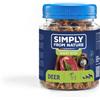 SIMPLY FROM NATURE Smart Bites Snack di cervo per cani 130g