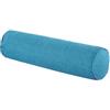 Easnea Cuscino rotondo in lino, cuscino a rullo lungo, per supporto lombare, per alleviare il dolore al collo, cuscino cilindrico con fodera rimovibile per dormire/sedia/auto/divano, blu pavone, 15 x 40 cm