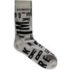 Bikkembergs Calza uomo corta calzino basso calzini cotone articolo VBKC04949 LETTERING SHORT SOCKS made in ITALY, 2031 Bianco/Nero - White/Black, S