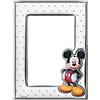 Valenti Argenti Cornice Linea Disney. Cornice in Argento a Tema Mickey Mouse con Retro in Legno. Cornice delle Dimensioni 13x18 cm. La referenza è d294 4lc