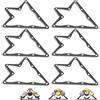 HERCHR Triangolo Biliardo, 6 PCS Set Rastrelliera per Palline Triangolo del Rack per Piscina Rastrelliera per Palle da Biliardo Triangolare per Posizionare la Stecca da Biliardo e Biliardo