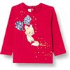 Chicco T-shirt con Maniche Lunghe (894) Bimba 0-24, Rosso, 9 mesi