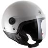 Tucano Urbano casco jet El'Jettin 6.0 Bianco Ghiaccio Lucido