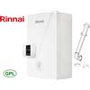 Rinnai Caldaia murale a Condensazione Rinnai MOMIJI 24 24 Kw Cronotermostato Wi-Fi Integrato di serie, Metano Low Nox con Kit Scarico Fumi incluso