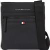 Tommy Hilfiger Borsa a Tracolla Uomo Essential PU Crossover Piccola, Nero (Black), Taglia Unica