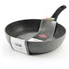 Ballarini Cortina Granitium Tegame 1 Manico, Alluminio, Grigio Puntinato, 28 cm