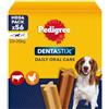 Pedigree Dentastix Snack per la Igiene Orale, Cane Medio 10-25 kg Confezione Scorta, 56 Bastoncini - 1440 gr