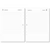 Ricambio Agenda Organizer ESSENTIAL A5 15x21cm 6 Fori - 2025 Per Pianificazione Giornaliera