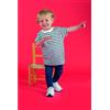 Larkwood Abbigliamento personalizzate. T-shirt neonato a righe a maniche corte personalizzata larkwood - Larkwood personalizzate o neutre
