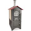 Clementi Forni Forno a legna a fuoco indiretto Clementi Master tetto rosso - 45x80