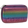 ASTUCCIO RIGIDO MAXI 1 ZIP COMIX F. COSIMO PANINI SCUOLA COLORE RAINBOW PURPLE
