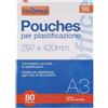Pouches per plastificazione Micron 80 Formato A3