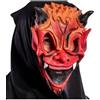 MASCHERA DIAVOLO IN FINGOMMA C/CAPPUCCIO