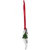 CORNINO NATALIZIO PORTAFORTUNA ALBERO NATALE SMALTATO BAGUTTA
