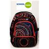 ZAINO SCUOLA COMIX SOUND WAVE CON PANNELLO LED E SPEAKER Rosso
