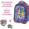 ZAINO AMERICANO 2 CERNIERE LOL SURPRISE GIOCHI PREZIOSI +OMAGGIO SURPRISE LOL