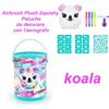 Airbrush Plush Squishy Koala Peluche da decorare c/l'aerografo ROCCO GIOCATTOLI