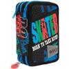 ASTUCCIO SCUOLA 3 ZIP CON CORREDO SKATER GOPOP