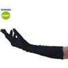 Guanti neri in tessuto elasticizzato cm.50 in busta CARNIVAL-TOYS