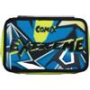 Astuccio Scuola Comix Extreme Blu Triplo 3 Zip Completo con Colori