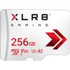 PNY XLR8 Gaming Scheda di memori microSDXC 256GB Classe 10 U3 V30 A2, Velocità di lettura fino a 100 MB/s, ideale per smartphone, tablet, console portatili