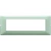 Vimar 14657.44 Plana Placca 7 moduli, tecnopolimero, Reflex menta