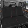 Motor Trend SpillGuard - Coprisedile posteriore impermeabile, cuciture rosse, diviso, con imbottitura in neoprene, per bambini e cani, rivestimento per interni dell'auto