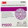 3M 51154 DISCHI ABRASIVI 260L P1500 15FORI PEZZI 50