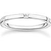 Thomas Sabo Anello da donna con pietre bianche