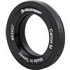 Celestron 93407 T-Ring M-Mount Canon e filettatura di diametro 42mm - Per immagini terrestri e celesti, compatibile con fotocamere EOS M-Mount Mirrorless e adattatori a T Celestron, Nero