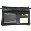 effektivo Borsa porta taxi per documenti e documenti con vari scomparti e logo taxi