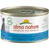 Almo Nature HFC Natural. Alimento umido per cani adulti con Tonno Skip jack e Merluzzo (Pacco da 24 lattine x 95g cad)