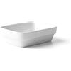 Holst Porzellan PORTASAPONE in Porcellana trihorse GVS 017, invetriata Fondo, Bianco, 11,4 x 8,1 x 3,4 cm