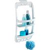Wenko Portaoggetti doccia, Polipropilene, 26 x 54.5 x 11.5 cm, Bianco